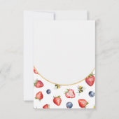 サマーベリースイートベビーシャワー水彩 サンキューカード (裏面)