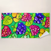 サマーベリーデライト ビーチタオル (正面)