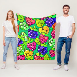 サマーベリーデライト フリースブランケット