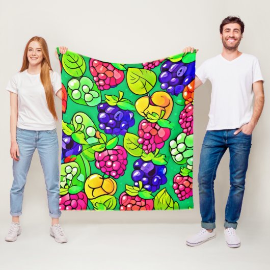 サマーベリーデライト フリースブランケット (インサイチュ)