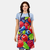サマーベリーメドレー エプロン (着用した状態)