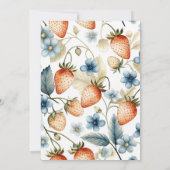 サマーベリーラブブライダルシャワー 招待状 (裏面)