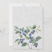 サマーベリー結婚式招待状 招待状 (裏面)