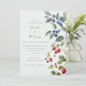 サマーベリー結婚式招待状 招待状 (スタンド正面)
