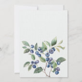 サマーベリー結婚式招待状 招待状 (裏面)