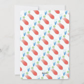 サマーベルナービーチパーティの招待状 シーズンカード (裏面)