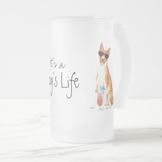 サマーベースジフロストグラスビールマグ フロストグラスビールジョッキ (正面右)