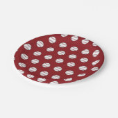 サマーベースボールパーティーピクニック紙プレート ペーパープレート (アングル)