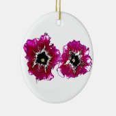 サマーペチュニア セラミックオーナメント (右)