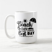 サマーホリデイテーマ コーヒーマグカップ (左)