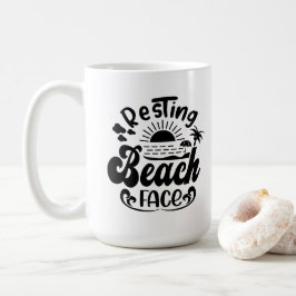 サマーホリデイテーマ コーヒーマグカップ