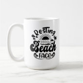 サマーホリデイテーマ コーヒーマグカップ (左)