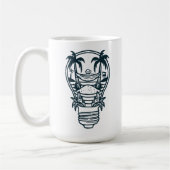 サマーホリデイテーマ コーヒーマグカップ (左)