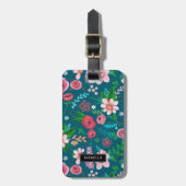 サマーホリデイ |花の休暇 |荷物タグ ラゲッジタグ (正面縦)