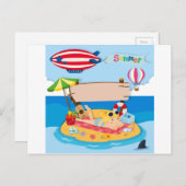 サマーホリデーオンザビーチ シーズンポストカード (正面/裏面)