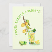 サマーホリデーズカードフレッシュレモンジュース飲料 (正面)