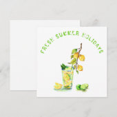 サマーホリデーズカードフレッシュレモンジュース飲料 (正面/裏面)