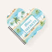 サマーホリデーズビーチパームツリーズカスタマイズ- ノートブック (正面)