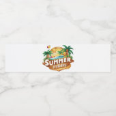 サマーホリデーズピクニック&パーティー ペットボトルラベル (シングルラベル)