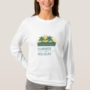 サマーホリデーバケーションランドスケープ Tシャツ