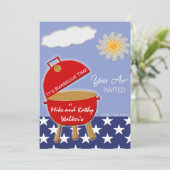 サマーホリデーパーティー招待状 招待状 (スタンド正面)