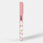 サマーホワイトコスモスフラワーズ名前をカスタムする Case-Mate iPhoneケース (裏面 / 右)