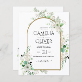 サマーホワイトローズエメラルドセージ緑結婚園