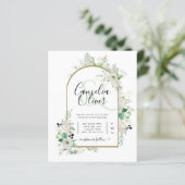 サマーホワイトローズエメラルドセージ緑結婚園 (スタンド正面)