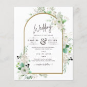 サマーホワイトローズエメラルドセージ緑結婚園 (正面)