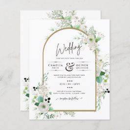 サマーホワイトローズエメラルドセージ緑結婚園