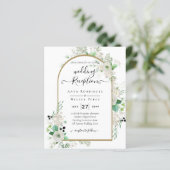 サマーホワイトローズエメラルドセージ緑結婚園 (スタンド正面)