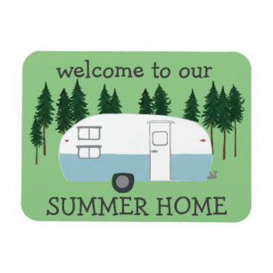 サマーホームキャンパートレーラーRVing お洒落 マグネット