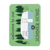 サマーホームキャンパートレーラーRVing お洒落 マグネット (縦)