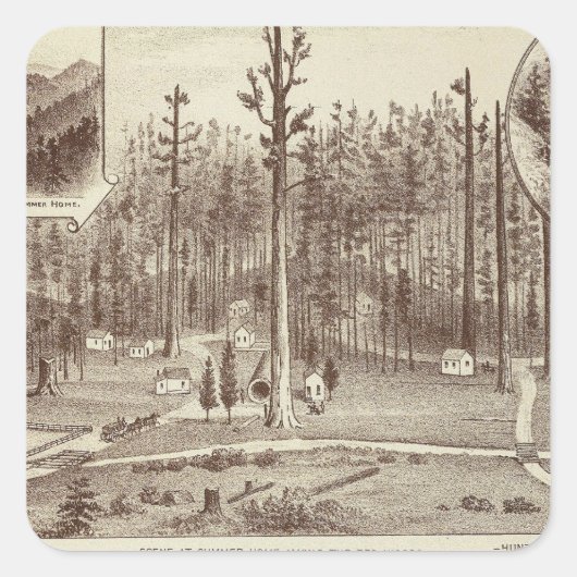 サマーホームルイス スクエアシール (正面)