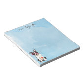 サマーボストンテリア ノートパッド (アングル)