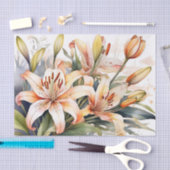 サマーボタニカルリリーフローラ 薄葉紙 (クラフト)