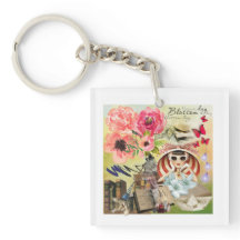 サマーボッソムデイオンザビーチアクリルキーチェーン