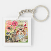 サマーボッソムデイオンザビーチアクリルキーチェーン キーホルダー (裏面)