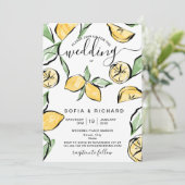 サマーボホウォーター色レモンシトラスグリーン 招待状 (スタンド正面)