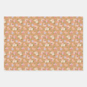 サマーボホフローラオンオレンジ ラッピングペーパーシート (正面3)