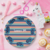 サマーボーホバン紙プレート ペーパープレート (パーティー)