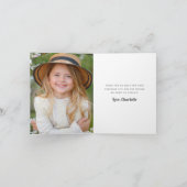 サマーポッピクル子供の誕生日パーティー サンキューカード (内部)