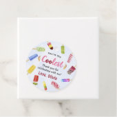 サマーポップシクルアイスクリーム誕生日メッセージカード フェイバータグ (インサイチュ)