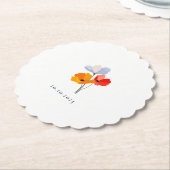 サマーポピー特別イベントデイトシャワー ペーパーコースター (アングル)