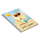 サマーポメラニア犬 ノートブック (右側)