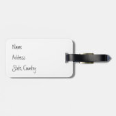 サマーポメラニア犬 ラゲッジタグ (裏面横)