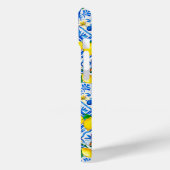 サマーマジョリカブルーシチリア地中海の柑橘類 Case-Mate iPhoneケース (裏面 / 左)