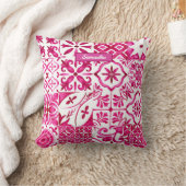 サマーマジョリカレッドシシ地中海のリアン クッション (ブランケット)