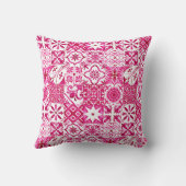 サマーマジョリカレッドシシ地中海のリアン クッション (裏面)