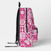 サマーマジョリカレッドシシ地中海のリアン プリントバックパック (左)